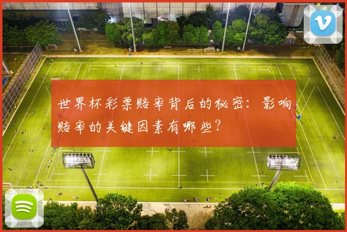 世界杯彩票赔率背后的秘密:影响赔率的关键因素有哪些?